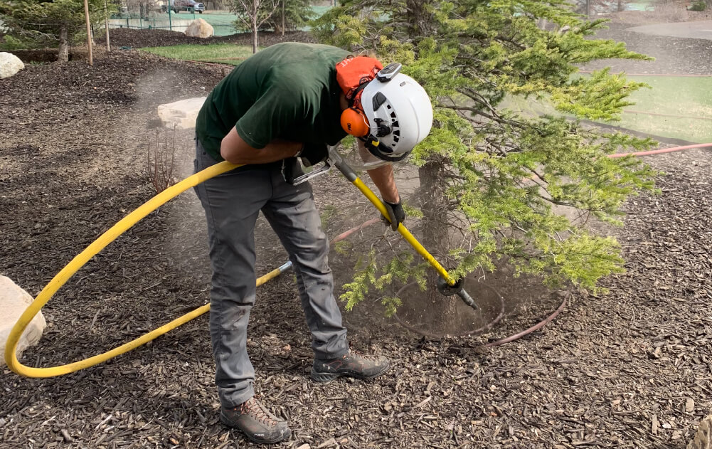 Summit Arborists Services Page Air Spading